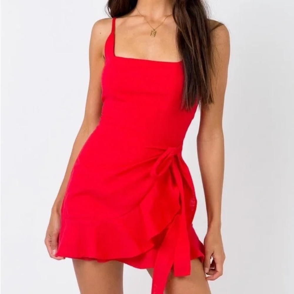 Princess Polly Love Lane mini dress in red